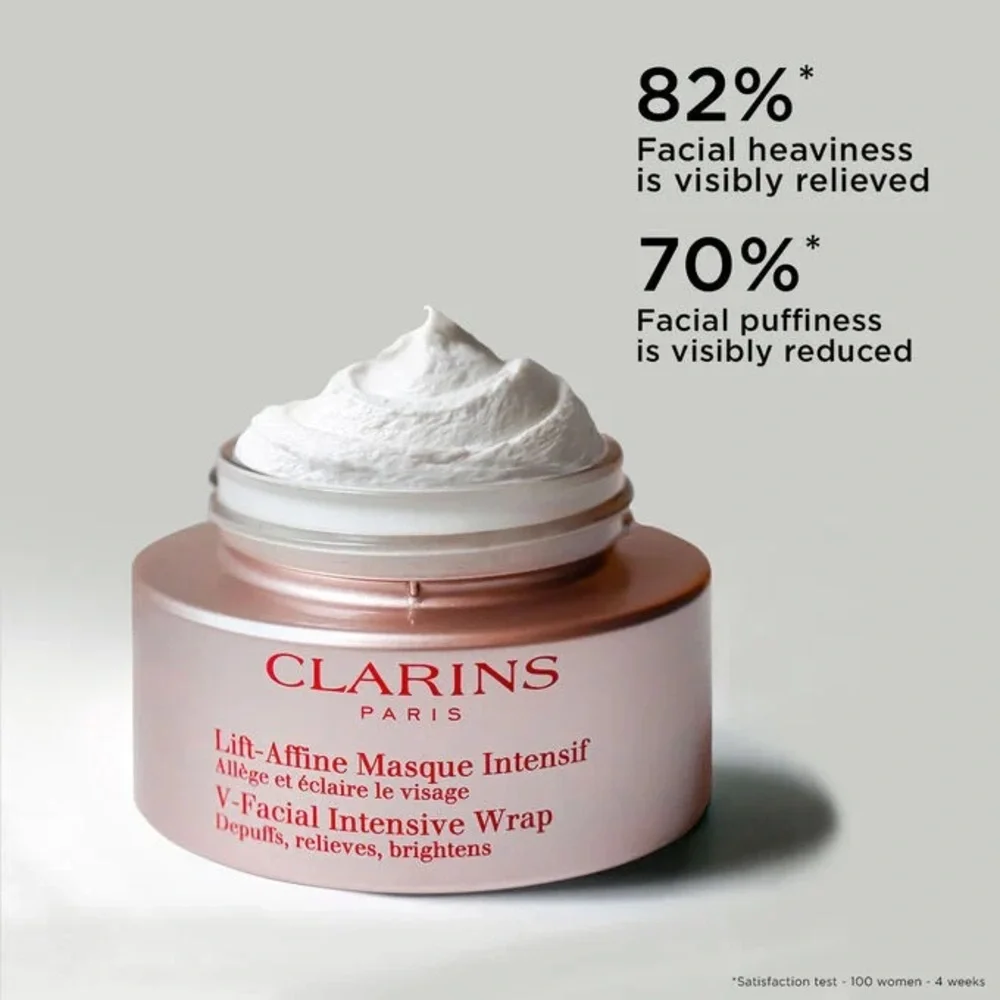 Clarins V-Facial Intensive Wrap Depuffing Mask - NWT NIB - Great Gift Idea!